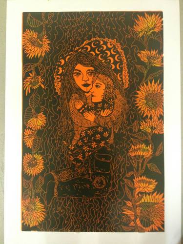 Original Family Printmaking by Lydia Roelofsen