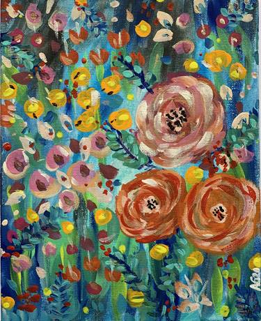 Print of Floral Paintings by Ana Arana