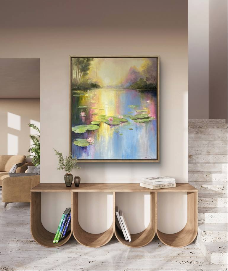 Original Photorealism Landscape Painting by Daryna Ivashchenko