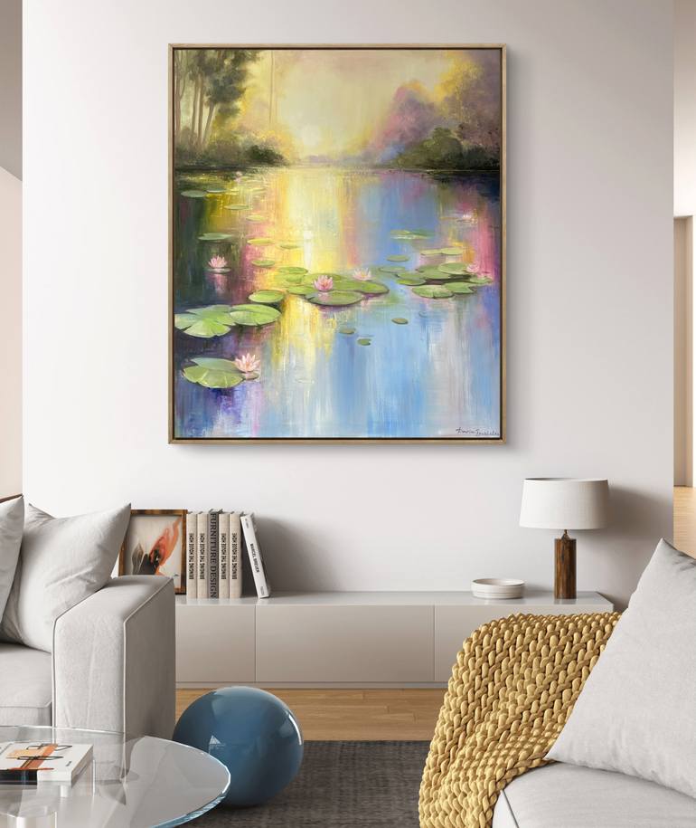 Original Photorealism Landscape Painting by Daryna Ivashchenko