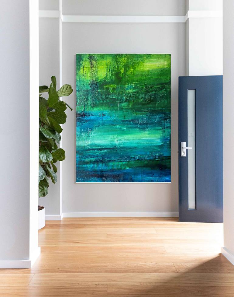 Original Abstract Expressionism Abstract Painting by Daryna Ivashchenko