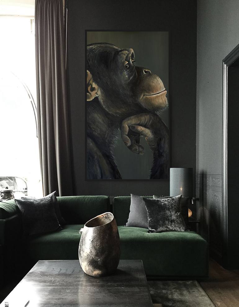 Original Figurative Animal Painting by Daryna Ivashchenko