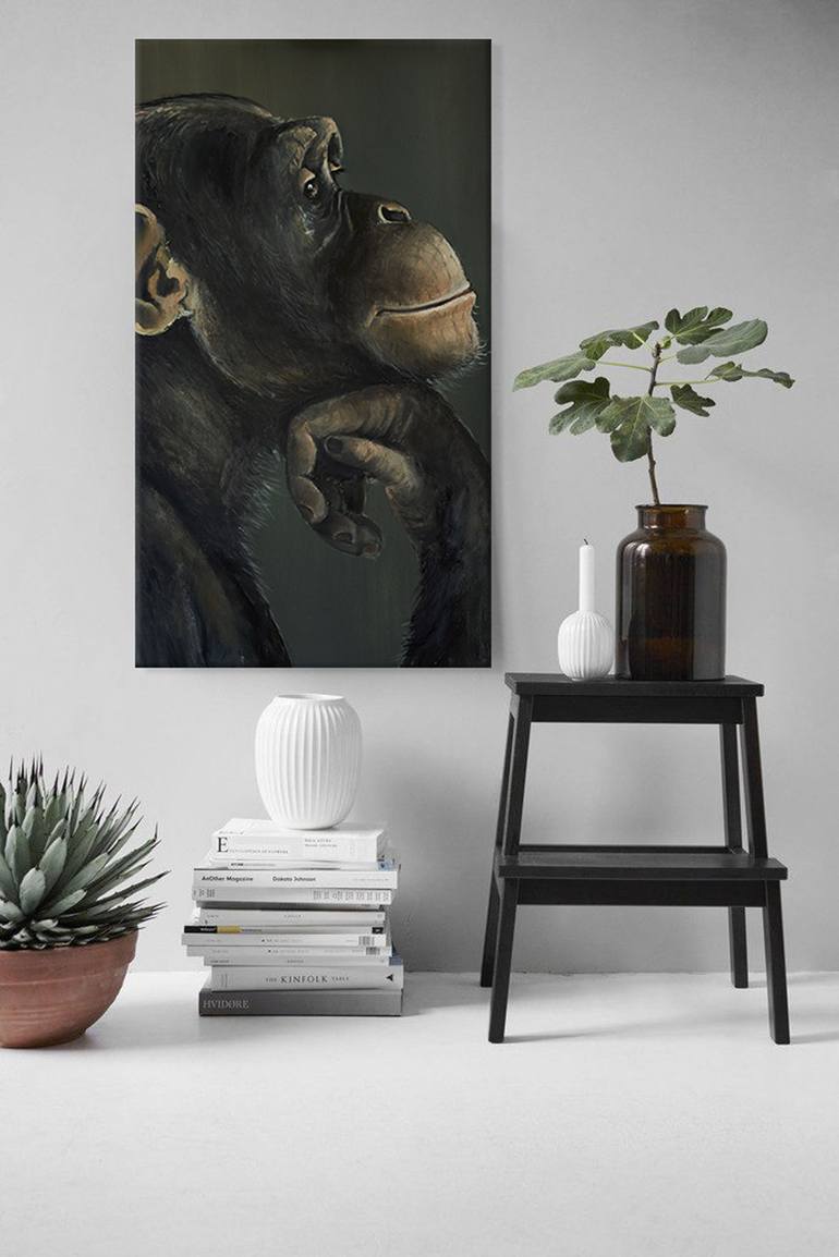 Original Figurative Animal Painting by Daryna Ivashchenko