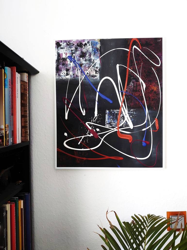 Original Abstract Painting by Dr Petra Dippold-Goetz