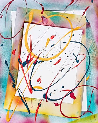 Print of Abstract Expressionism Abstract Collage by Dr Petra Dippold-Goetz