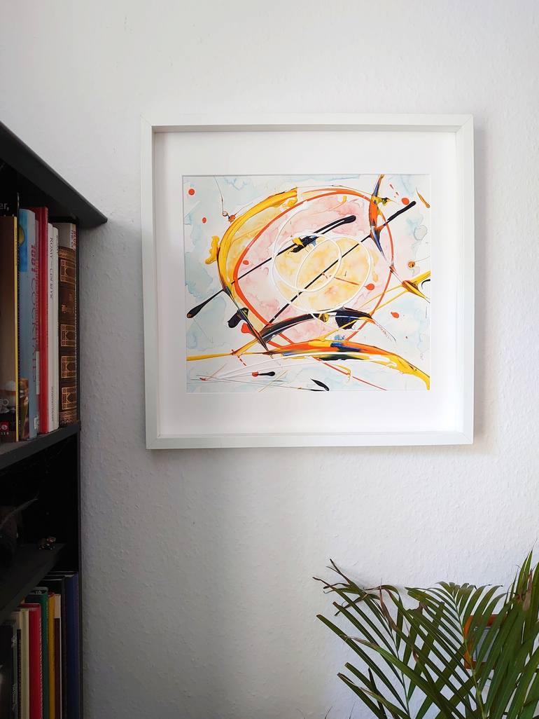 Original Abstract Painting by Dr Petra Dippold-Goetz