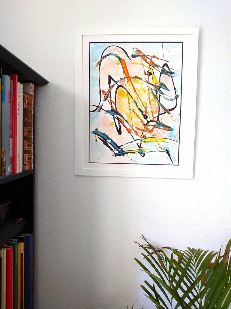 Original Abstract Painting by Dr Petra Dippold-Goetz