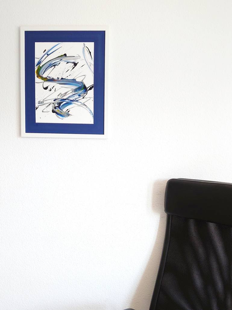 Original Abstract Expressionism Abstract Painting by Dr Petra Dippold-Goetz