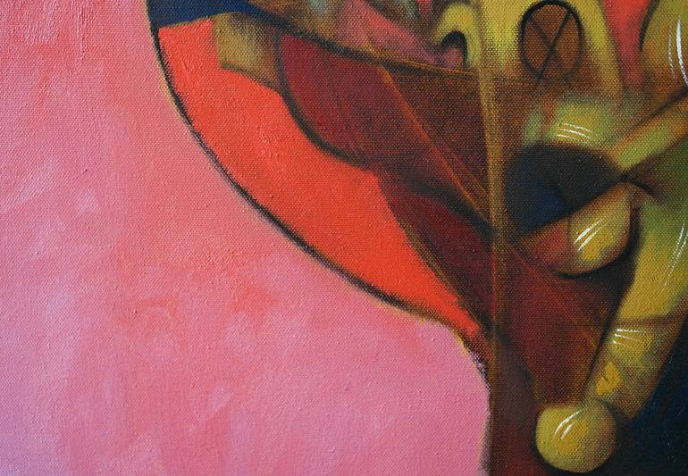 Original Cubism People Painting by Vladimir Davidia