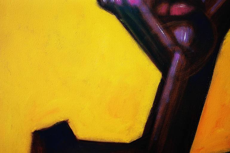Original Cubism People Painting by Vladimir Davidia