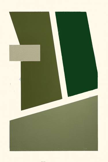 Print of Geometric Paintings by Peter Valcarcel