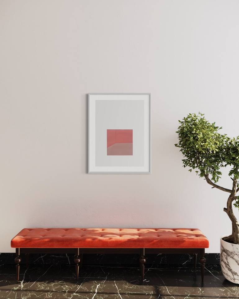 Original Abstract Geometric Painting by Peter Valcarcel