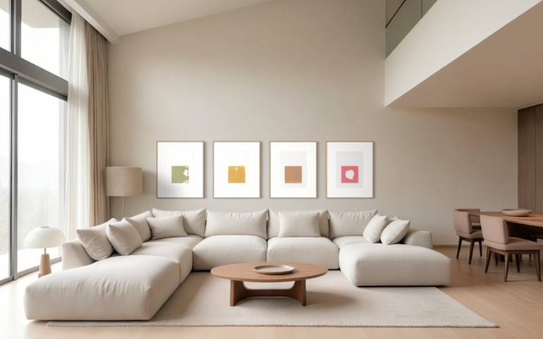 Original Minimalism Abstract Painting by Peter Valcarcel