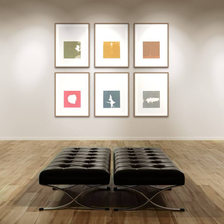 Original Minimalism Abstract Painting by Peter Valcarcel