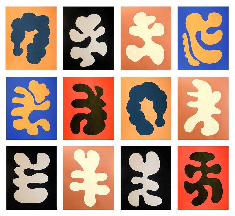 Original Minimalism Abstract Painting by Peter Valcarcel