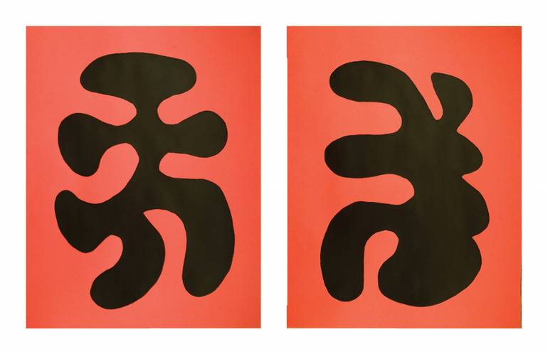 Original Minimalism Abstract Painting by Peter Valcarcel