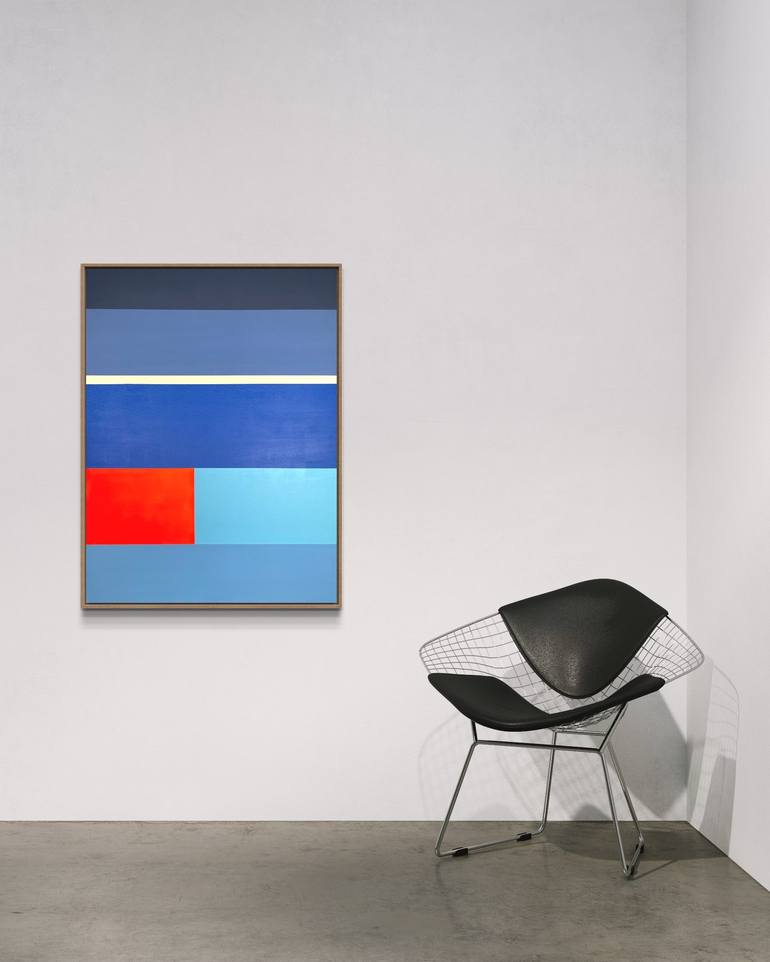 Original Geometric Painting by Peter Valcarcel