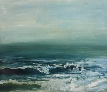Original Illustration Seascape Paintings by Leo Schteinberg