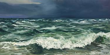 Original Realism Seascape Paintings by Leo Schteinberg
