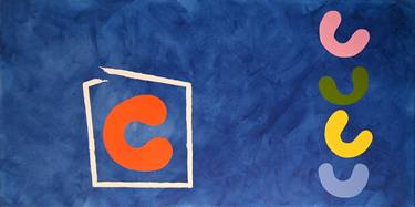 Original Color Field Painting Abstract Painting by Charles Gibbons