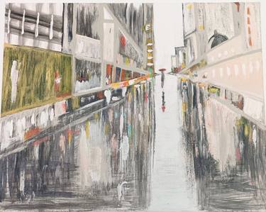 Original Expressionism Cities Paintings by Isabel Grantte