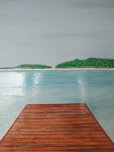Original Expressionism Beach Paintings by Isabel Grantte