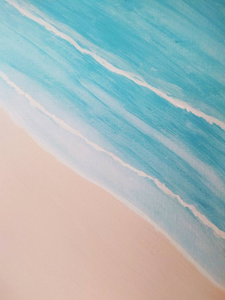 Original Impressionism Beach Painting by Isabel Grantte