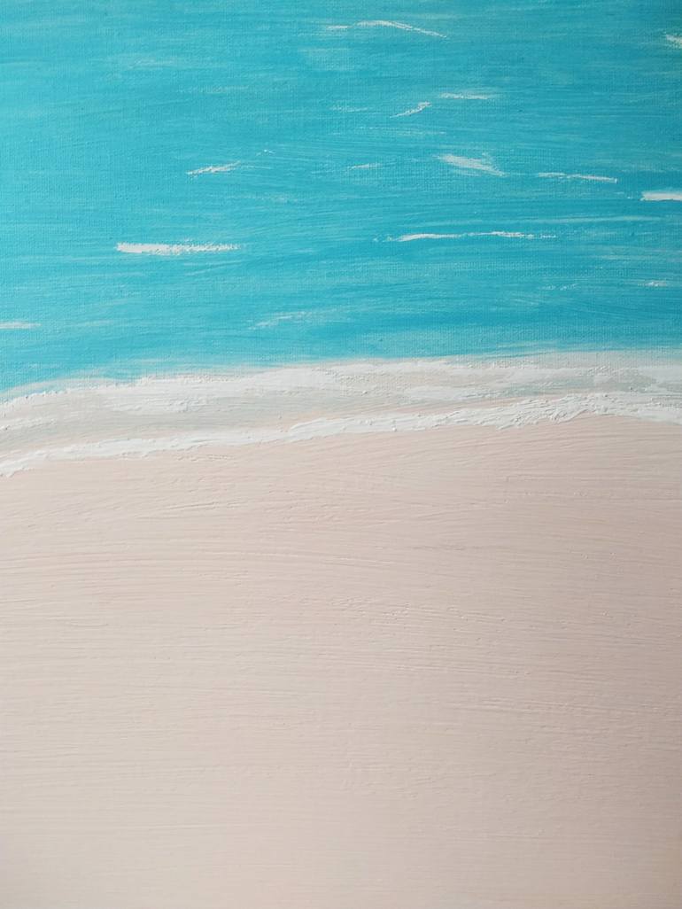 Original Impressionism Beach Painting by Isabel Grantte