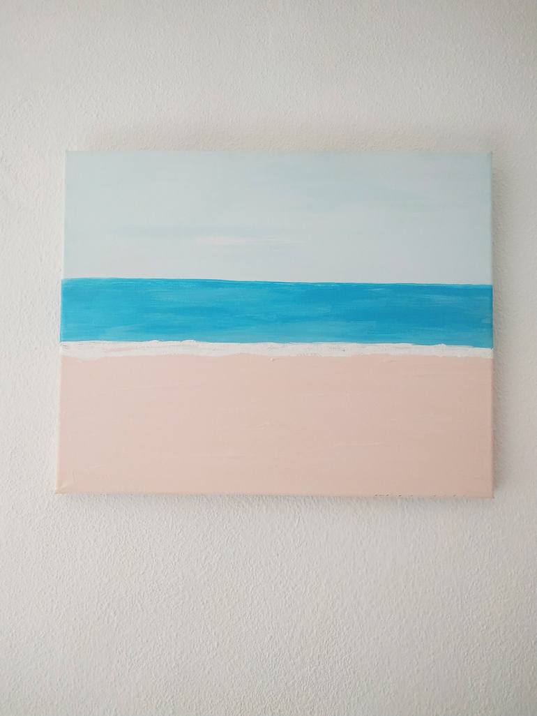 Original Impressionism Beach Painting by Isabel Grantte
