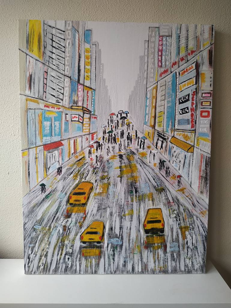 Original Cities Painting by Isabel Grantte