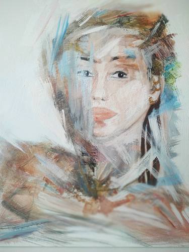 Original Expressionism Portrait Paintings by Isabel Grantte