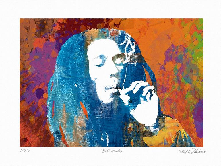 Original Modernism Music Mixed Media by Stephen Chambers