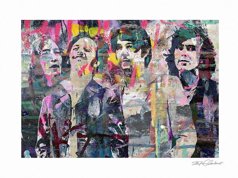 The Beatles Pop Art - Canvas Rolled Wall Art Print - Various sizes