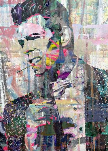 Original Pop Culture/Celebrity Mixed Media by Stephen Chambers