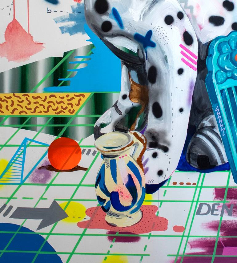 Original Pop Art Animal Painting by Alejandra De La Torre