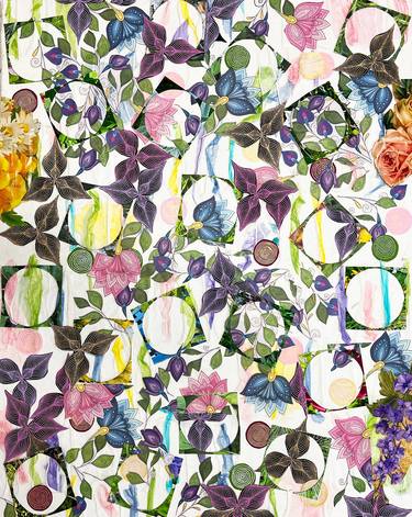 Original Abstract Floral Paintings by Alice Harrison