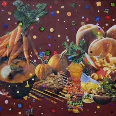 Original Food Collage by Alice Harrison