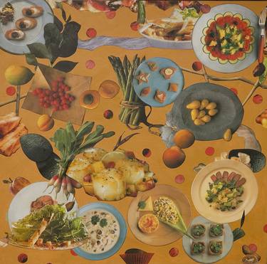 Print of Food Collage by Alice Harrison