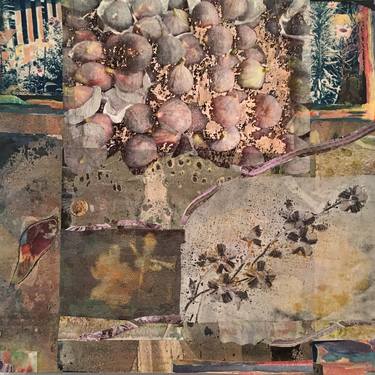 Original Fine Art Abstract Collage by Alice Harrison