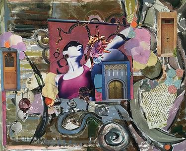 Original Abstract Collage by Alice Harrison