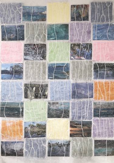 Original Abstract Nature Collage by Alice Harrison