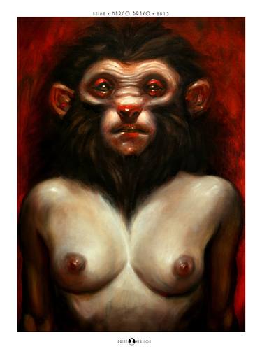 Print of Figurative Animal Paintings by Marco Bravo