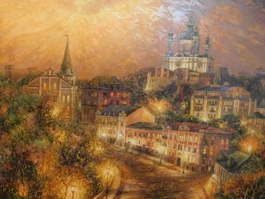 Print of Cities Paintings by Valeriy Lutsenko