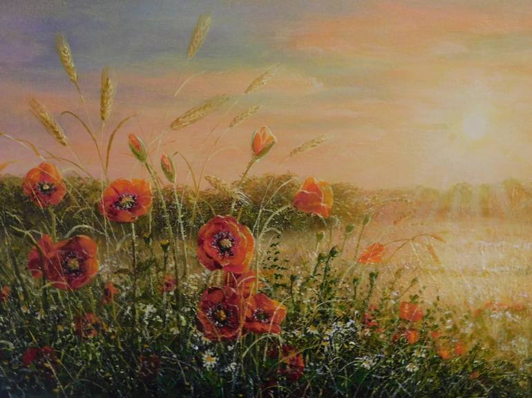 Original Floral Painting by Valeriy Lutsenko