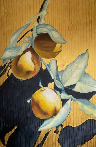 Original Modern Still Life Paintings by leela logan