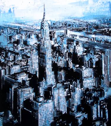 Original Figurative Cities Paintings by ANDREA GNOCCHI