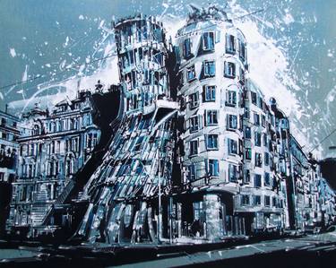 Original Figurative Cities Paintings by ANDREA GNOCCHI