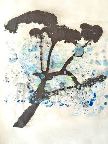 Original Abstract Expressionism Tree Paintings by Catherine Mansell