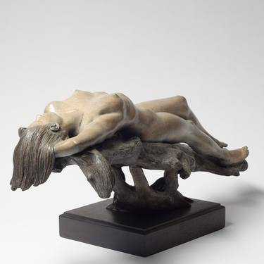 Original Fine Art Nude Sculpture by Jack Gibson