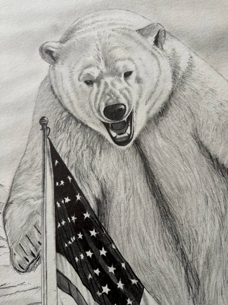 Original Black & White Politics Drawing by Conrad Crispin Jones